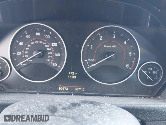 2014 BMW 3 Series 328d with VIN WBA3D3C52EK154020, listed as a IAAI auction lot 42454115 with 90,173 mi miles and . Bid and sale history available at DreamBid. Image 7.