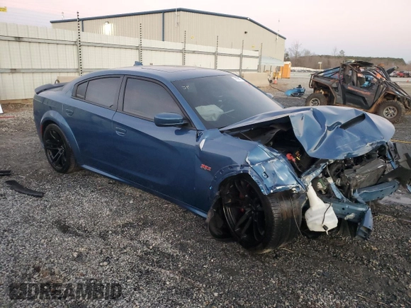 2022 Dodge Charger Scat Pack with VIN 2C3CDXGJ5NH193942, listed as a Copart auction lot 47988885 with 44,115 mi miles and Salvage Title. Bid and sale history available at carsss.com. Image 4.