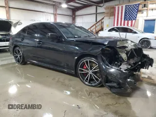 2022 BMW 3 Series M340i xDrive with VIN 3MW5U9J08N8C24995, listed as a Copart auction lot 83840124 with 0 mi miles and Salvage Title. Bid and sale history available at carsss.com. Image 4.