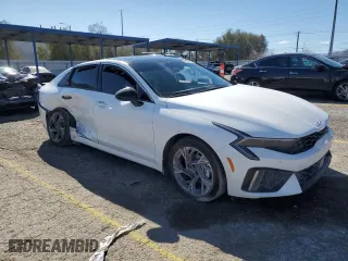 2025 Kia K5 GT-Line with VIN KNAG64J77S5306454, listed as a Copart auction lot 46196735 with 5,658 mi miles and Salvage Title. Bid and sale history available at carsss.com. Image 4.