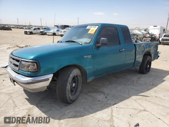 1995 Ford Ranger XL with VIN 1FTCR14A4SPA47912, listed as a Copart auction lot 53582105 with 159,973 mi miles and Salvage title. Bid and sale history available at DreamBid. Image 1.