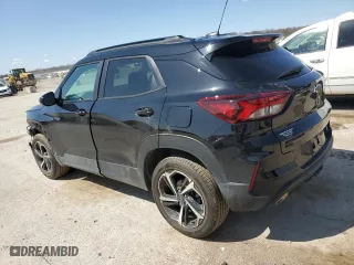 2023 Chevrolet TrailBlazer RS with VIN KL79MUSL9PB206777, listed as a Copart auction lot 51311775 with 21,852 mi miles and Salvage Title. Bid and sale history available at carsss.com. Image 2.