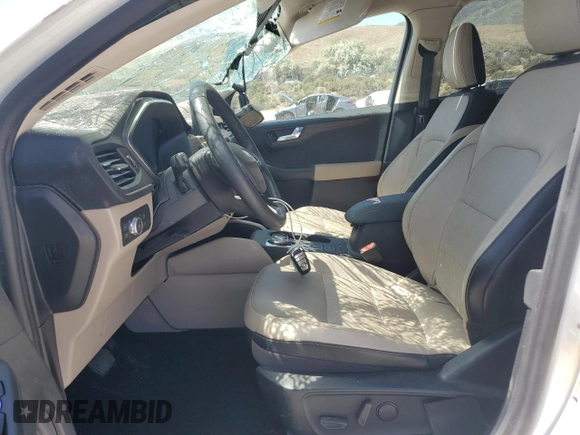 2020 Ford Escape Titanium Hybrid with VIN 1FMCU9DZ9LUC30255, listed as a Copart auction lot 59558215 with 46,303 mi miles and Salvage title. Bid and sale history available at DreamBid. Image 7.