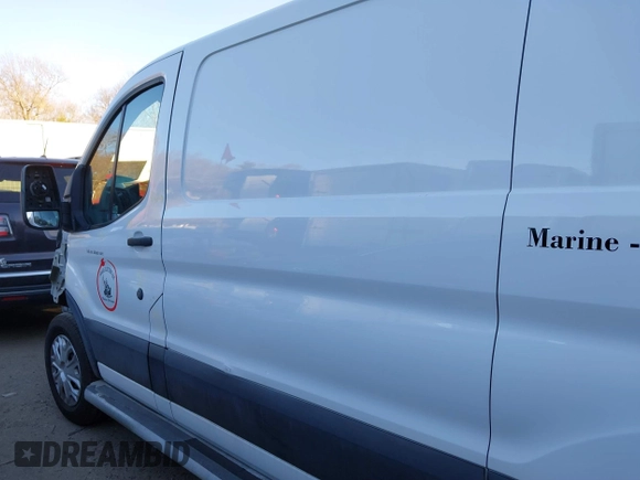 2019 Ford Transit with VIN 1FTYR1YM8KKB35286, listed as a IAAI auction lot 41296409 with 51,489 mi miles and . Bid and sale history available at DreamBid. Image 14.