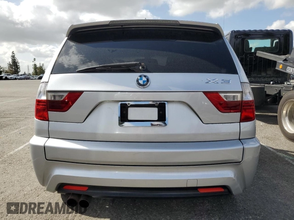 2008 BMW X3 3.0si with VIN WBXPC93448WJ05824, listed as a Copart auction lot 51769025 with 111,121 mi miles and Salvage Title. Bid and sale history available at carsss.com. Image 6.