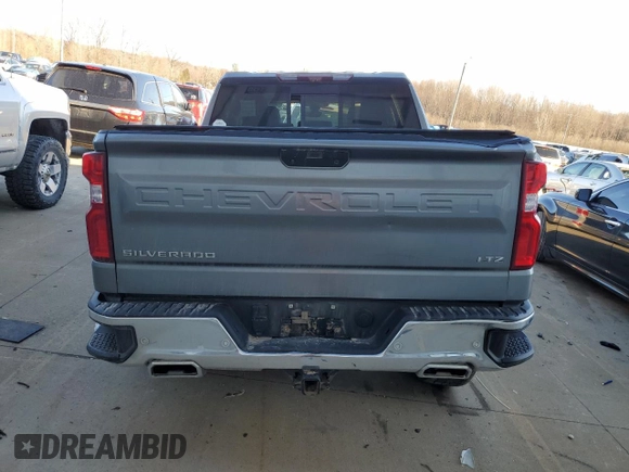 2021 Chevrolet Silverado 1500 LTZ with VIN 1GCUYGET5MZ298763, listed as a Copart auction lot 48281755 with 96,093 mi miles and Salvage Title. Bid and sale history available at DreamBid. Image 6.