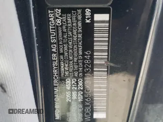 2003 Mercedes-Benz CLK 320 z VIN WDBLK65GX3T132846, wystawiony jako Copart lot #58442175 z przebiegiem 165 580 mil mil oraz Szkoda całkowita • Salvage title. Historia ofert i sprzedaży dostępna na DreamBid. Obrazek 12.