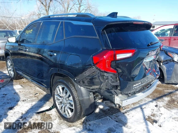 2024 GMC Terrain Denali with VIN 3GKALXEG7RL286363, listed as a IAAI auction lot 41610957 with 1,989 mi miles and . Bid and sale history available at DreamBid. Image 3.