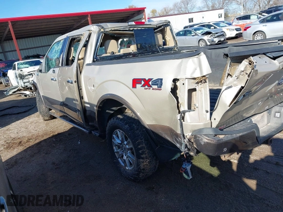 2017 Ford F-150 XL with VIN 1FTEW1EF1HKD09015, listed as a IAAI auction lot 40849304 with 117,380 mi miles. Bid and sale history available at carsss.com. Image 3.