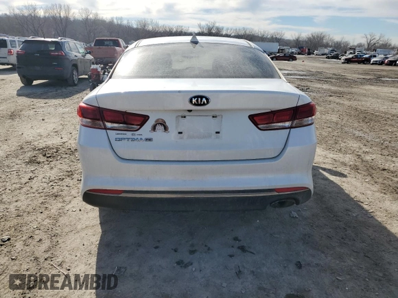 2016 Kia Optima LX with VIN KNAGT4L31G5086660, listed as a Copart auction lot 42905625 with 125,119 mi miles and Salvage Title. Bid and sale history available at carsss.com. Image 6.