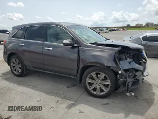 2011 Acura MDX with VIN 2HNYD2H20BH500130, listed as a Copart auction lot 59684785 with 212,375 mi miles and Salvage title. Bid and sale history available at DreamBid. Image 4.
