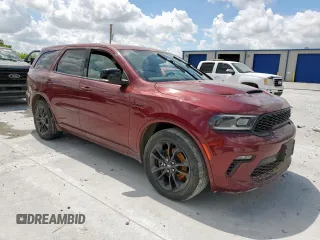 2021 Dodge Durango R/T with VIN 1C4SDJCT6MC610238, listed as a Copart auction lot 61294645 with 65,970 mi miles and Salvage title. Bid and sale history available at DreamBid. Image 4.
