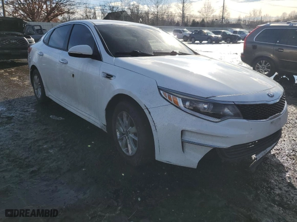 2018 Kia Optima LX with VIN 5XXGT4L33JG188466, listed as a Copart auction lot 43640065 with 188,328 mi miles and Salvage Title. Bid and sale history available at carsss.com. Image 4.