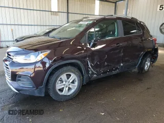 2022 Chevrolet Trax LT with VIN KL7CJPSM6NB541419, listed as a Copart auction lot 54697015 with 21,284 mi miles and Clean Title. Bid and sale history available at carsss.com. Image 1.