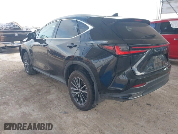 2022 Lexus NX 350h with VIN 2T2AKCEZ4NC001703, listed as a IAAI auction lot 42421091 with 34,055 mi miles and . Bid and sale history available at DreamBid. Image 3.