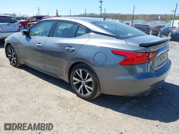 2017 Nissan Maxima SV with VIN 1N4AA6AP3HC416740, listed as a IAAI auction lot 42063451 with 64,679 mi miles and . Bid and sale history available at DreamBid. Image 3.