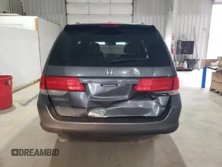 2010 Honda Odyssey EX-L with VIN 5FNRL3H76AB113634, listed as a Copart auction lot 53881045 with 214,478 mi miles and Salvage Title. Bid and sale history available at carsss.com. Image 6.