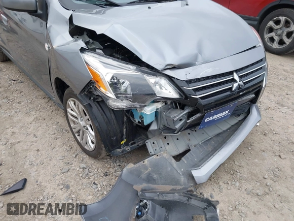 2023 Mitsubishi Mirage ES с VIN ML32FUFJ2PHF06171, выставлен на аукционе IAAI как лот 41516514 с пробегом 3 609 миль миль и . История ставок и продаж доступна на DreamBid. Изображение 6.