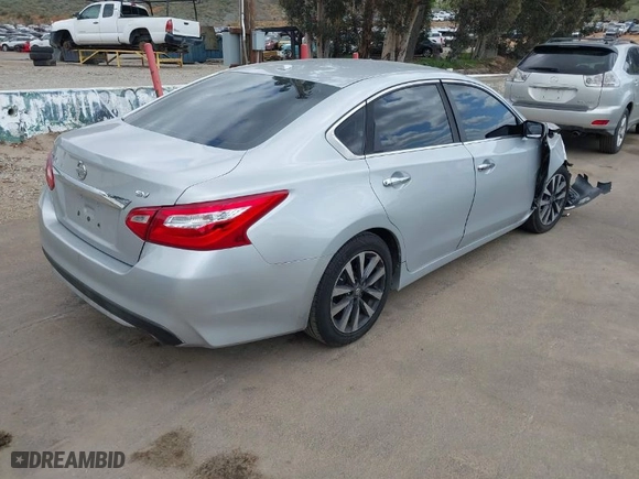 2017 Nissan Altima 2.5 SV with VIN 1N4AL3AP9HC258168, listed as a IAAI auction lot 41905641 with 168,935 mi miles. Bid and sale history available at carsss.com. Image 4.