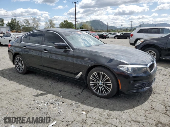 2018 BMW 5 Series 530i with VIN WBAJA5C53JWA37144, listed as a Copart auction lot 51614125 with 108,527 mi miles and Clean Title. Bid and sale history available at carsss.com. Image 4.