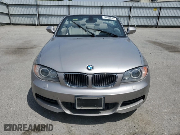 2010 BMW 1 Series 135i with VIN WBAUN9C55AVK41973, listed as a Copart auction lot 54609015 with 144,685 mi miles and Salvage Title. Bid and sale history available at carsss.com. Image 5.
