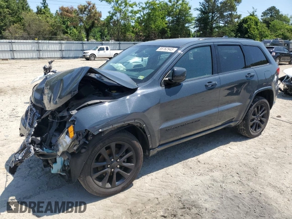2018 Jeep Grand Cherokee Altitude with VIN 1C4RJFAGXJC267021, listed as a Copart auction lot 58762945 with 93,347 mi miles and Salvage title. Bid and sale history available at DreamBid. Image 1.