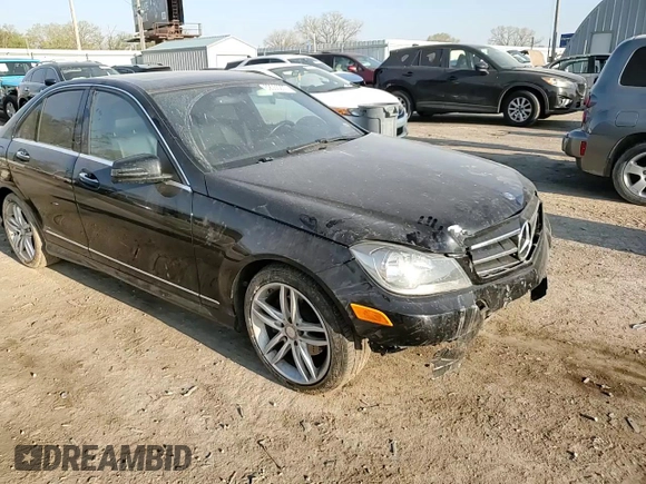 2014 Mercedes-Benz C 250 Sport with VIN WDDGF4HB5ER311927, listed as a Copart auction lot 52055205 with 89,952 mi miles and Salvage title. Bid and sale history available at DreamBid. Image 10.