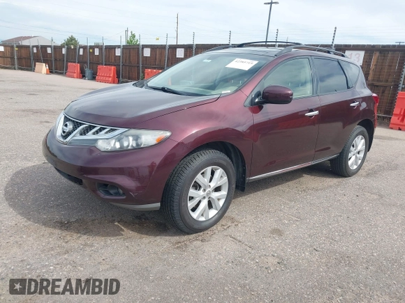 2014 Nissan Murano S with VIN JN8AZ1MW5EW529631, listed as a IAAI auction lot 42385719 with 168,182 mi miles and . Bid and sale history available at DreamBid. Image 17.