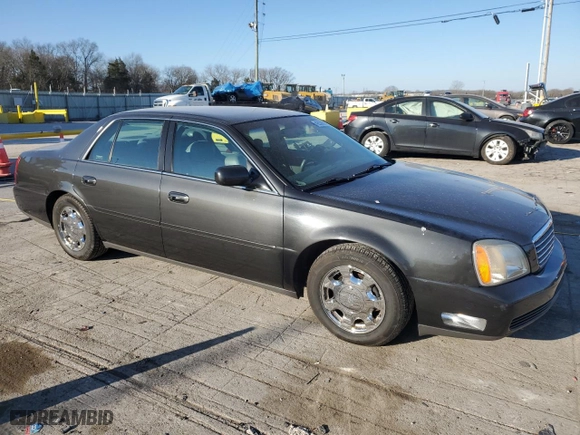 2001 Cadillac DeVille with VIN 1G6KD54Y61U168894, listed as a Copart auction lot 42938905 with 62,181 mi miles and Clean Title. Bid and sale history available at carsss.com. Image 4.