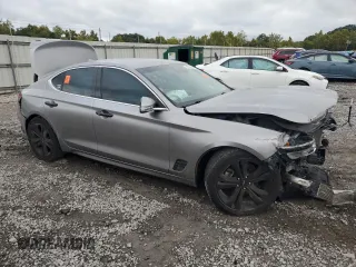2022 Genesis G70 2.0T with VIN KMTG34TA2NU093249, listed as a Copart auction lot 73362604 with 55,844 mi miles and Salvage Title. Bid and sale history available at carsss.com. Image 4.