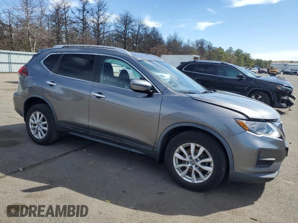 2018 Nissan Rogue SV with VIN KNMAT2MVXJP617573, listed as a Copart auction lot 49113385 with 41,255 mi miles and Salvage Title. Bid and sale history available at carsss.com. Image 4.