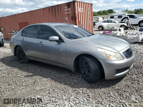 2008 Infiniti G35 with VIN JNKBV61E98M209313, listed as a Copart auction lot 73354104 with 227,334 mi miles and Salvage Title. Bid and sale history available at DreamBid. Image 4.