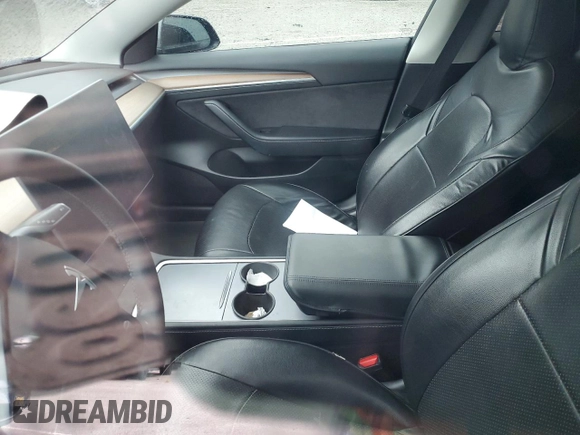 2023 Tesla Model 3 with VIN 5YJ3E1EA9PF543672, listed as a Copart auction lot 48211035 with Not Provided miles and Salvage Title. Bid and sale history available at DreamBid. Image 9.