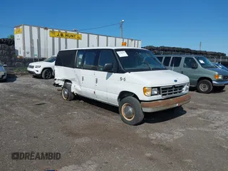 1996 Ford Econoline Cargo with VIN 1FTHE24H2THB36426, listed as a IAAI auction lot 42396139 with 91,707 mi miles and . Bid and sale history available at DreamBid. Image 1.