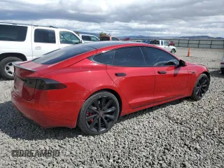 2016 Tesla Model S 90D with VIN 5YJSA1E43GF141843, listed as a Copart auction lot 51788965 with 59,744 mi miles and Salvage Title. Bid and sale history available at DreamBid. Image 3.