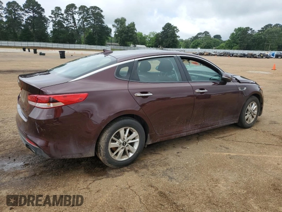 2017 Kia Optima LX with VIN 5XXGT4L32HG173242, listed as a Copart auction lot 56194635 with Not provided miles and Salvage title. Bid and sale history available at DreamBid. Image 3.