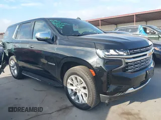 2024 Chevrolet Tahoe Premier with VIN 1GNSCSKD3RR132357, listed as a IAAI auction lot 42801529 with 37,940 mi miles and . Bid and sale history available at DreamBid. Image 1.