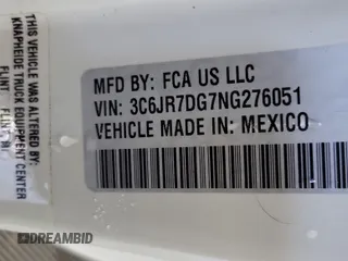 2022 Ram 1500 Tradesman with VIN 3C6JR7DG7NG276051, listed as a IAAI auction lot 42832410 with 29,141 mi miles and . Bid and sale history available at DreamBid. Image 49.