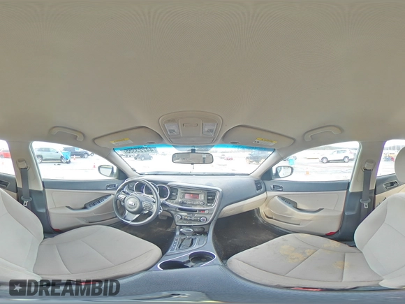2015 Kia Optima LX with VIN KNAGM4A78F5608573, listed as a Copart auction lot 44223355 with 80,715 mi miles and Salvage Title. Bid and sale history available at carsss.com. Image 14.