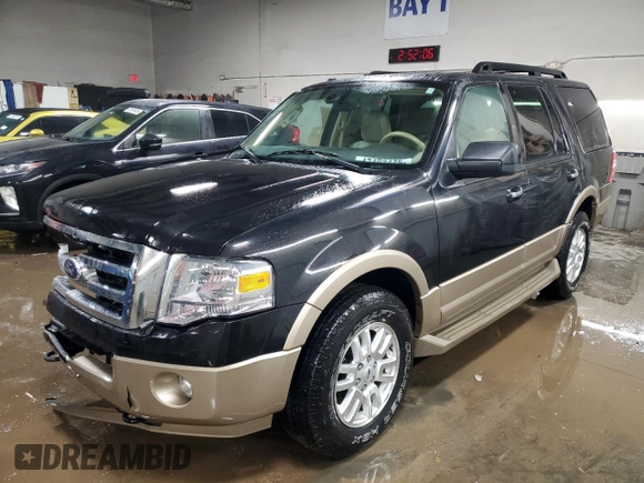 2013 Ford Expedition XLT with VIN 1FMJU1J58DEF61463, listed as a Copart auction lot 47493425 with 111,634 mi miles and Salvage title. Bid and sale history available at DreamBid. Image 1.