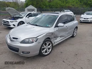2008 Mazda 3 s GT *Ltd Avail* with VIN JM1BK344381776811, listed as a IAAI auction lot 42033595 with 184,540 mi miles. Bid and sale history available at carsss.com. Image 6.
