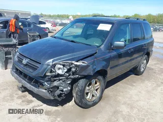2005 Honda Pilot EX-L with VIN 2HKYF18625H515771, listed as a IAAI auction lot 42152527 with 293,380 mi miles and . Bid and sale history available at DreamBid. Image 17.