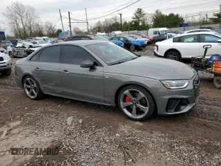 2023 Audi A4 S line Premium Plus with VIN WAUEAAF40PA012816, listed as a Copart auction lot 51128865 with 16,875 mi miles and Salvage Title. Bid and sale history available at DreamBid. Image 4.