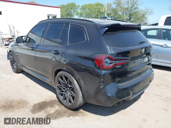 2022 BMW X3 M with VIN 5YM13EC04N9L89028, listed as a IAAI auction lot 42258087 with 23,240 mi miles and . Bid and sale history available at DreamBid. Image 3.