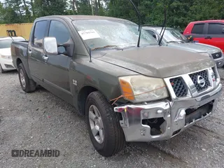 2004 Nissan Titan SE with VIN 1N6AA07A64N537817, listed as a IAAI auction lot 42784344 with 182,533 mi miles and . Bid and sale history available at DreamBid. Image 1.