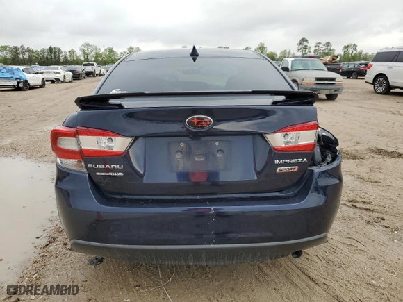 2019 Subaru Impreza Sport with VIN 4S3GKAJ66K3616918, listed as a Copart auction lot 51053305 with 81,650 mi miles and Salvage Title. Bid and sale history available at carsss.com. Image 6.