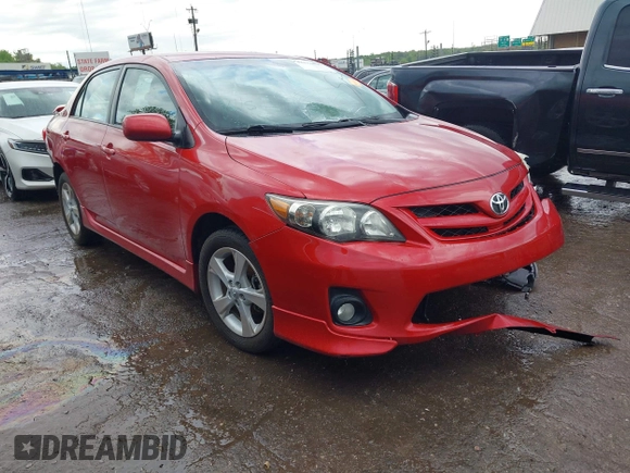 2013 Toyota Corolla L with VIN 5YFBU4EE5DP178331, listed as a IAAI auction lot 42126027 with 83,318 mi miles. Bid and sale history available at carsss.com. Image 1.