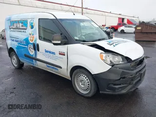 2021 Ram ProMaster City Cargo Tradesman with VIN ZFBHRFAB2M6T43801, listed as a IAAI auction lot 41312105 with 44,022 mi miles and . Bid and sale history available at carsss.com. Image 1.