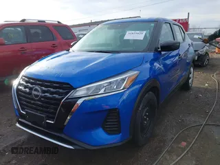 2022 Nissan Kicks S with VIN 3N1CP5BV0NL490306, listed as a IAAI auction lot 41825029 with 36,356 mi miles and . Bid and sale history available at carsss.com. Image 2.