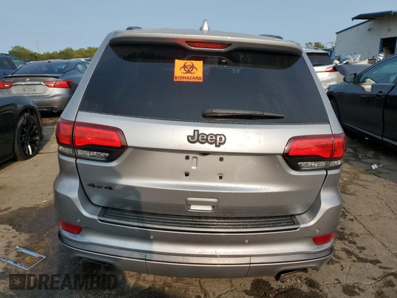 2020 Jeep Grand Cherokee Overland with VIN 1C4RJFCG3LC251579, listed as a Copart auction lot 70312594 with 59,656 mi miles and Salvage Title. Bid and sale history available at carsss.com. Image 6.